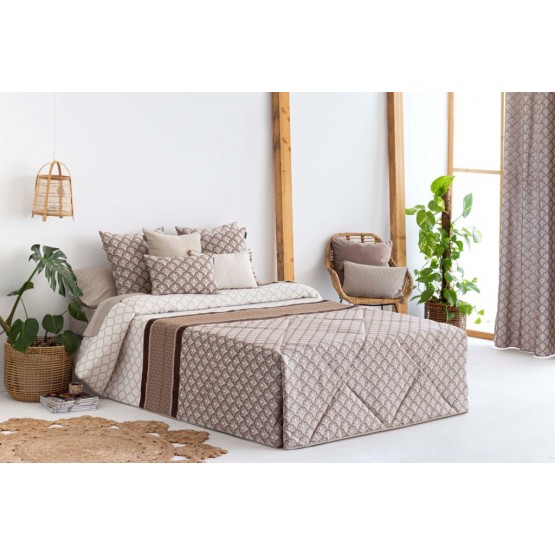 EDREDÓN CONFORT JACQUARD LUARCA BEIGE