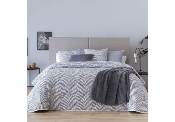 EDREDÓN CONFORT JACQUARD ZEBRA GRIS