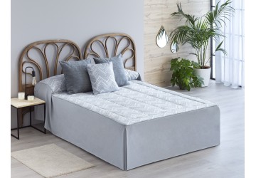 EDREDÓN JACQUARD ELCHE GRIS