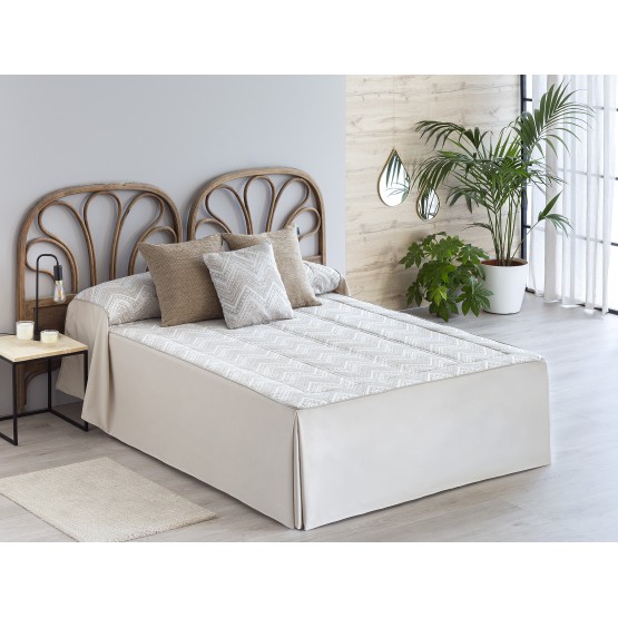 EDREDÓN JACQUARD ELCHE BEIGE