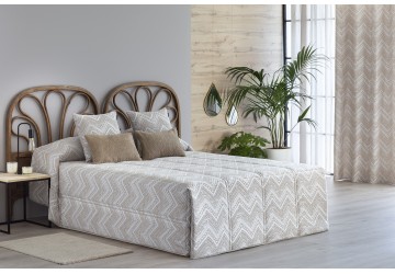 EDREDÓN CONFORT JACQUARD ELCHE BEIGE