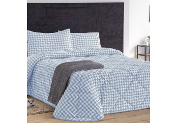 EDREDÓN CONFORT JACQUARD CHARLOTTE CELESTE