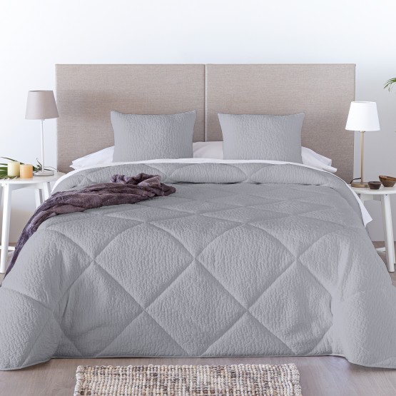 EDREDÓN CONFORT JACQUARD ZOE GRIS