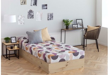 EDREDON AJUSTABLE GIJON LILA