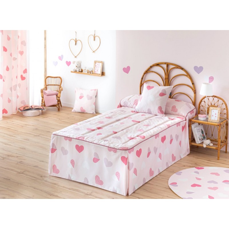 Juvenilesoutlet Cama Infantil Corazones (Colchón de 105 x 190) : :  Hogar y cocina