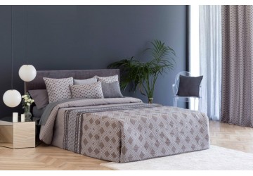 EDREDÓN CONFORT JACQUARD ANTELLA GRIS