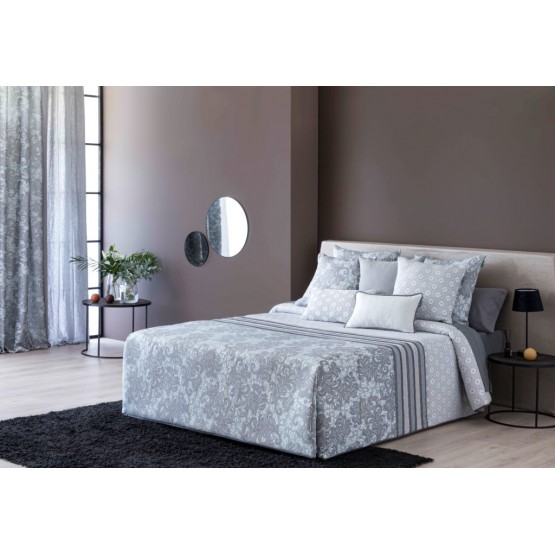 EDREDÓN CONFORT JACQUARD TEULADA GRIS