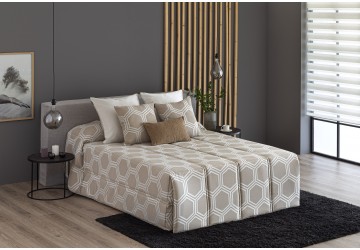 EDREDÓN CONFORT JACQUARD UTIEL BEIGE