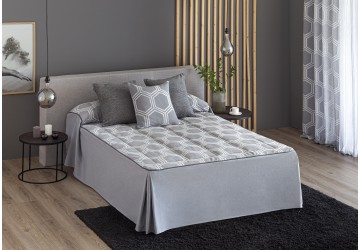 EDREDÓN JACQUARD UTIEL GRIS